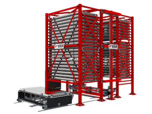 Dual-tower vertical lift system 