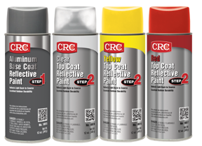CRC Reflective Paint Horizontal Top Coat Red 340g