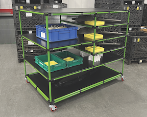 Creform Shelf cart for kitting