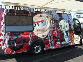 JET Challenger van