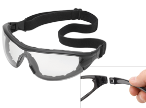 Swap anti-fog safety glasses