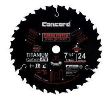 Concord carbide-tipped bandsaw blade