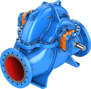 Large double suction pump line