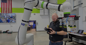 AMT's new CRX-based collaborative palletizing solution