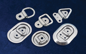 New line of stainless steel tie-down rings 