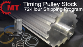 CMT Timing Pulley Stock
