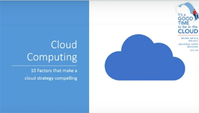 It's a Good Time to be in the Cloud Webinar