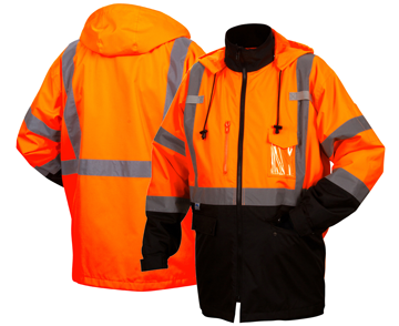 Pyramex high vis winter work wear