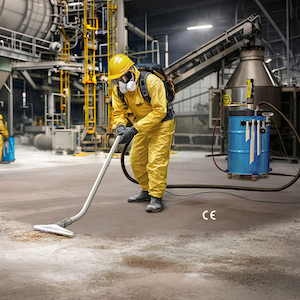 ATEX EasySwitch Wet-Dry Vac for Industrial Cleanup in Explosive Environments