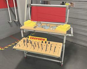 A place for every tool on Creform cart - Industrial Supply Magazine