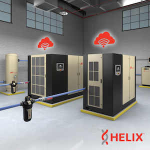 Ingersoll Helix Connectivity for industrial compressed ai