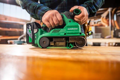 Metabo Multivolt cordless belt sander