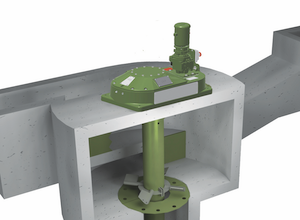 PISTA Sync Belt Drive on grit chamber
