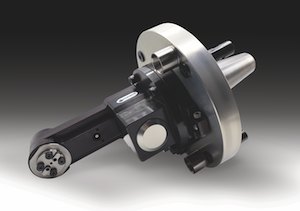 Platinum Tooling&ndash;Custom CAT 50 Angle Head with 3-Pin Support