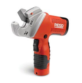 RIDGID powered plastic pipe and tube cutter Industrial Supply Magazine