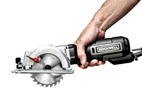 Rockwell mini circular saw with online laser