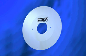 Hyde rubber slitting blade