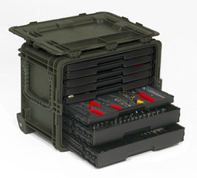  Mobile Tool Chest With Drawers, Military Grade, NATO