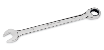 Snap-on ratcheting wrench