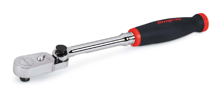 Snap-on multi-position head ratchet