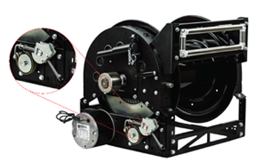 Coxreels three-way brake lever