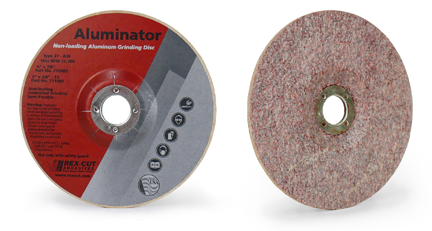Aluminator grinding wheel