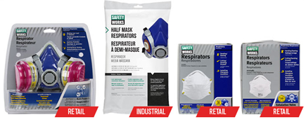 PIP Safety Works respirators