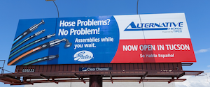 Alternative Hose-Tucson billboard