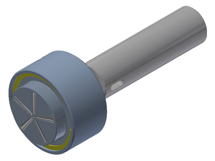 Flat face tool for ventilator