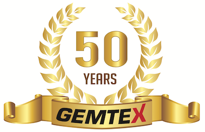 Gemtex 50-year crest