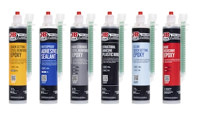 J-B Weld MRO family of products with mixers