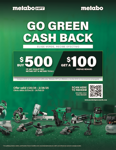 Metabo reward offer Feb 2025