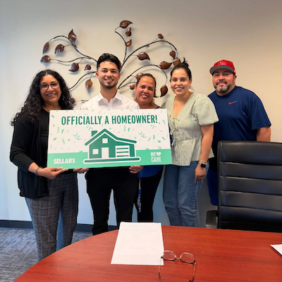Sellars—Edwin Roman Jr. Homebuying Celebration Photo