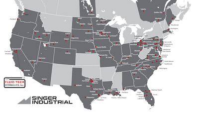 Singer Industrial City Map - Fluid Tech