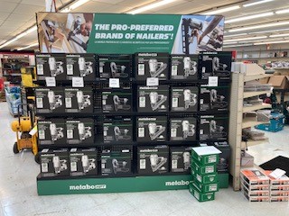 SouthernCarlson display of Metabo HPT