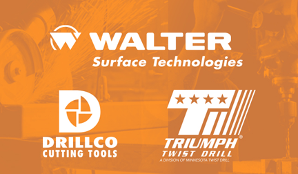 Walter Surface Technologies, Drillco, Triumph Twist Drill