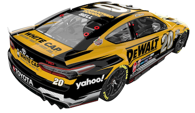 White Cap-DEWALT race car