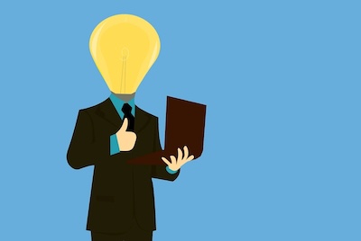 Lighbulb idea illustration