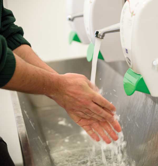 hand washing