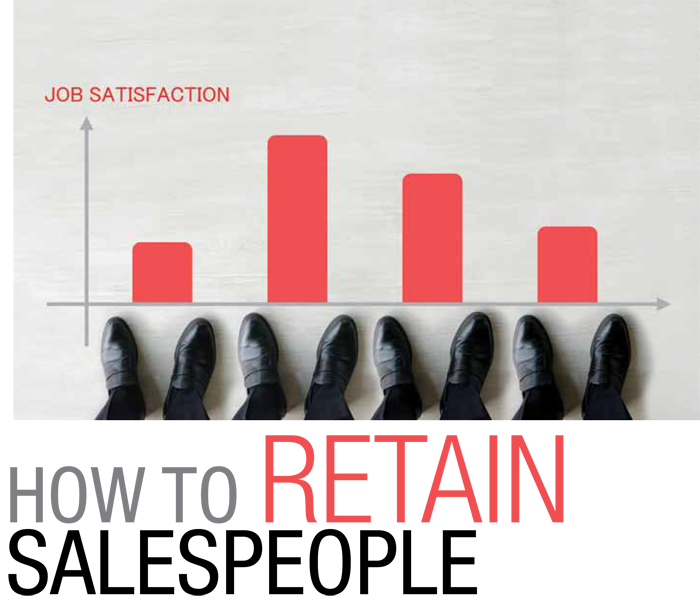 How to retain salespeople