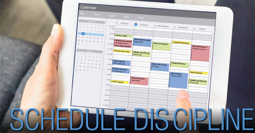 schedule discipline