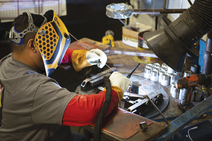 welder at Flexline