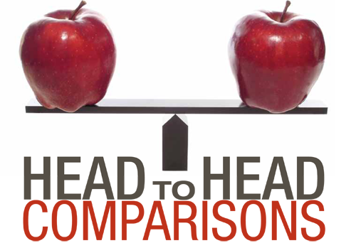Head to head comparisons